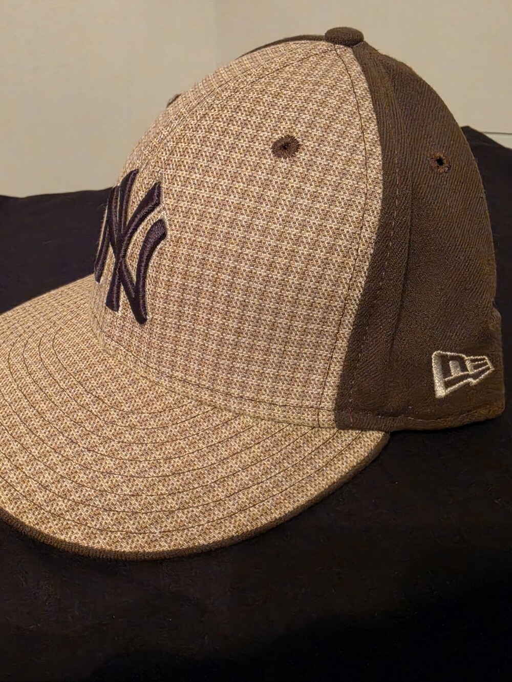 New Era New York Yankees Brown Tweed & Dark Brown Fitted Hat